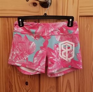 Born primative spandex shorts